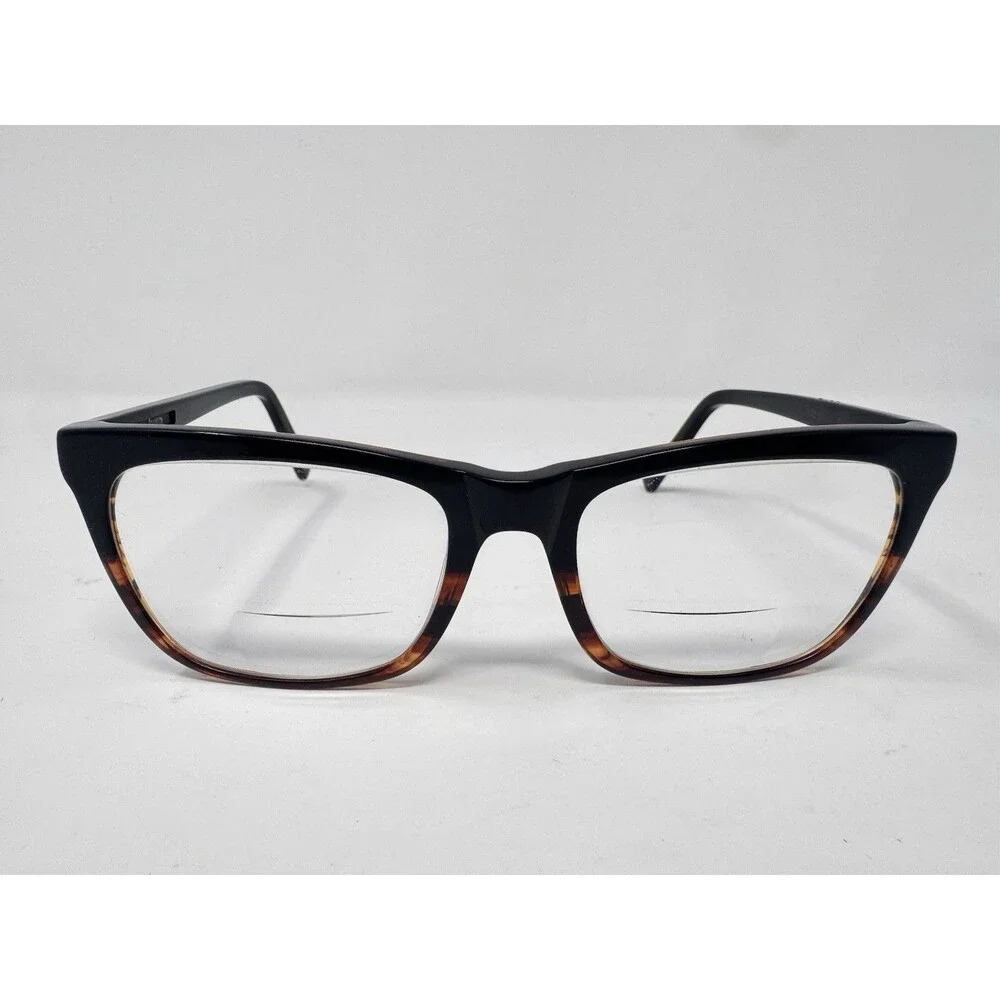 Christian Siriano Anna Square Eyeglass Frames Only Black Tortoise 54-19-140